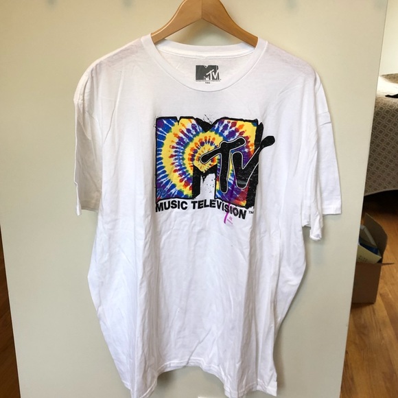 NWT MTV Tie Dye T Shirt graphic tee - Picture 1 of 4
